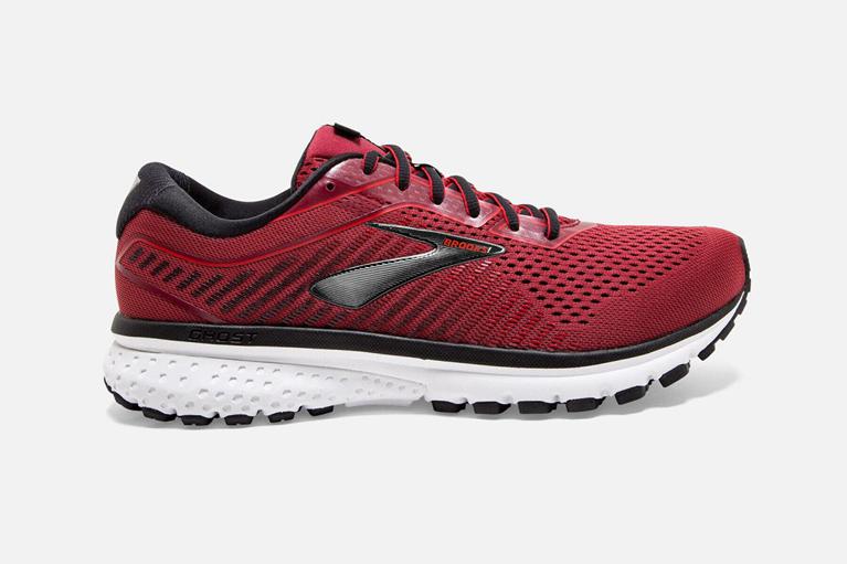 Brooks Ghost 12 Mens Road Running Shoes - Red - Indonesia (BJDC-38506)